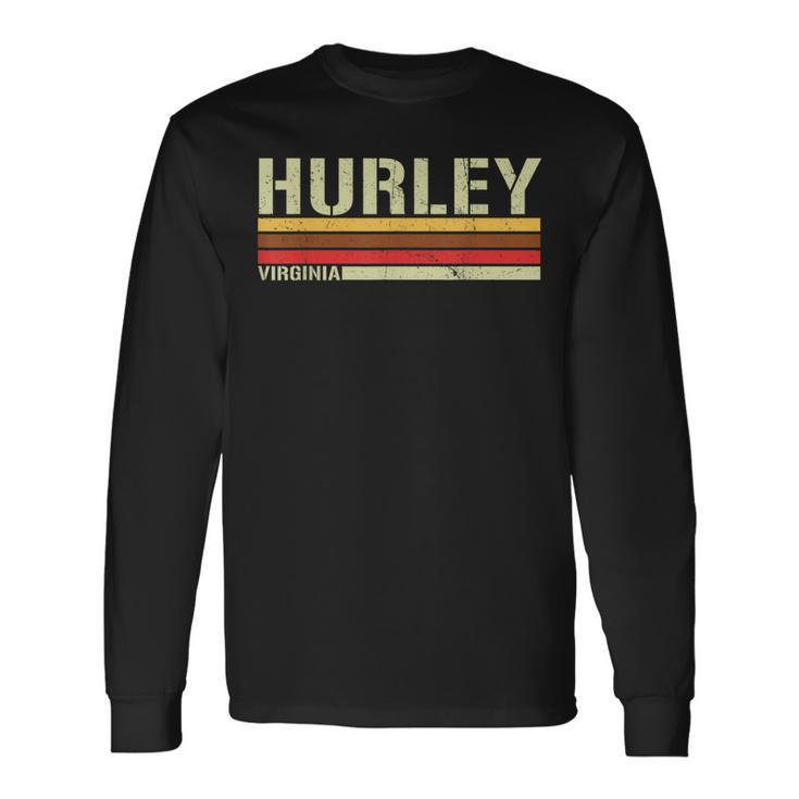 Vintage 1980S Graphic 80S Hurley Retro Long Sleeve T-Shirt