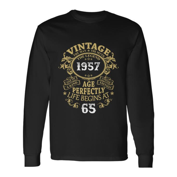 Vintage 65 The Man Myth Legend V2 Long Sleeve T-Shirt Gifts ideas