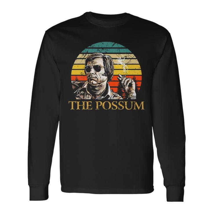 Vintage George Jones Musician Retro The Possum Long Sleeve T-Shirt