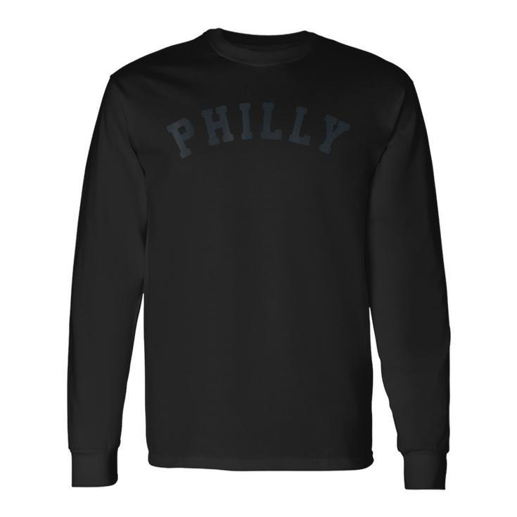 Vintage Philly T Old Retro Philly Sports Long Sleeve T-Shirt