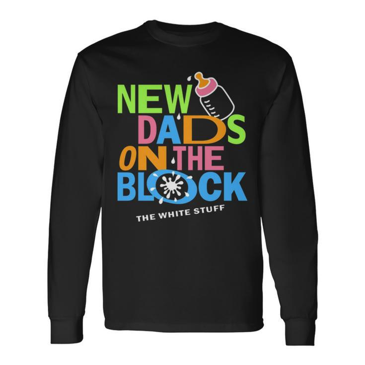 Vintage Pop New Dads On The Block Fatherhood Nkotb Long Sleeve T-Shirt T-Shirt