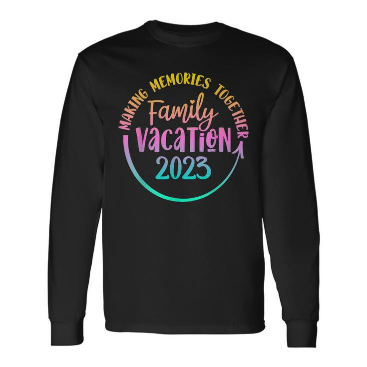 Vintage Trip Summer Vacation Beach 2023 Long Sleeve T-Shirt T-Shirt