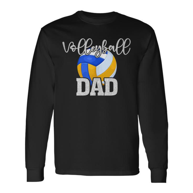Volleyball Dad Vintage Volleyball Matching Long Sleeve T-Shirt