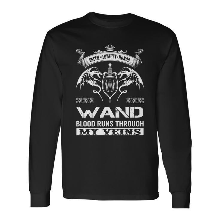 Wand Blood Runs Through My Veins V2 Long Sleeve T-Shirt Gifts ideas