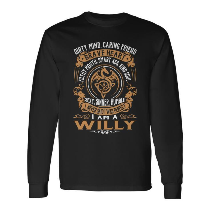 Willy Brave Heart Long Sleeve T-Shirt