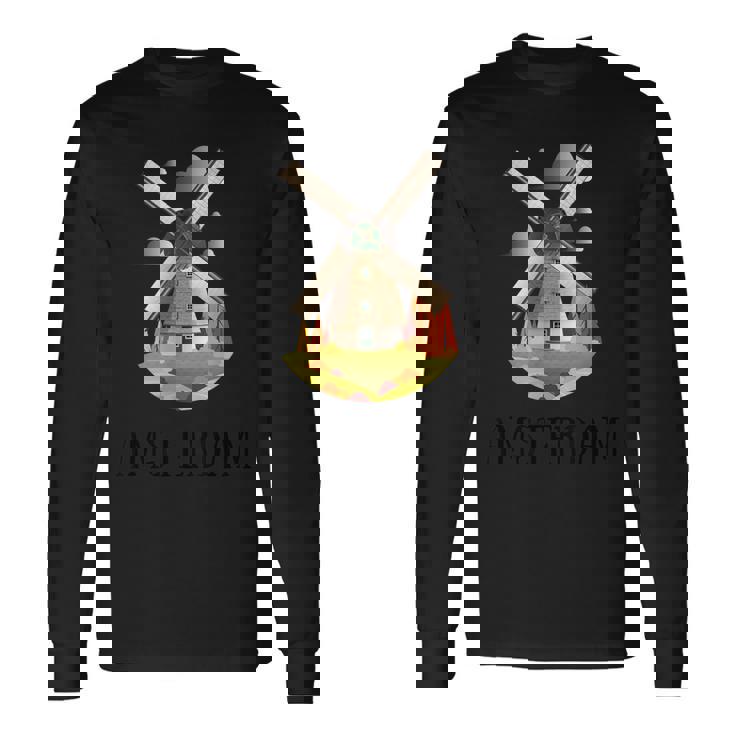 Windmill Shirt Nld | Amsterdam Holiday T-Shirt Windmill Shirt Nld | Amsterdam Holiday T-Shirt