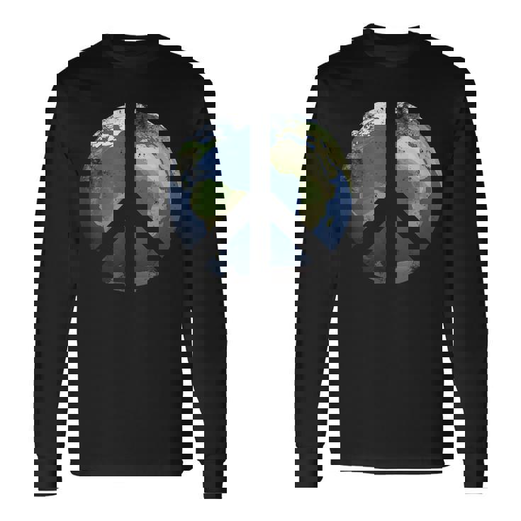 World Peace Earth Day Awareness Celebration Peace On Earth Long Sleeve T-Shirt T-Shirt