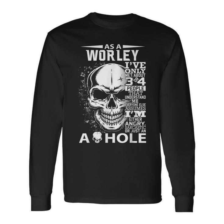 Worley Definition Personalized Custom Name Loving Kind Long Sleeve T-Shirt
