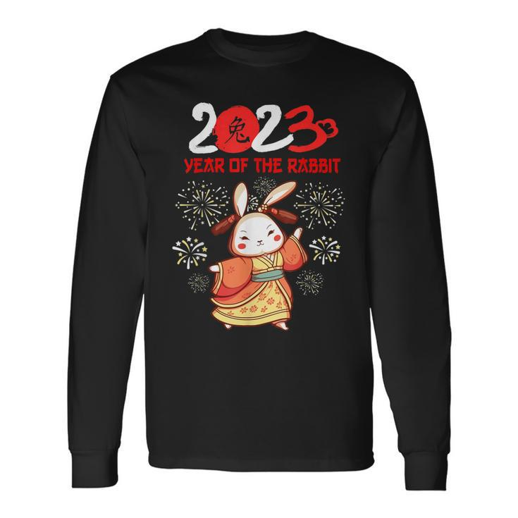 Year Of The Rabbit Happy Chinese New Year 2023 Long Sleeve T-Shirt