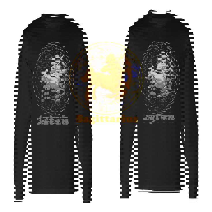 A Zodiac Sign Test Sagittarius Zodiac Long Sleeve T-Shirt