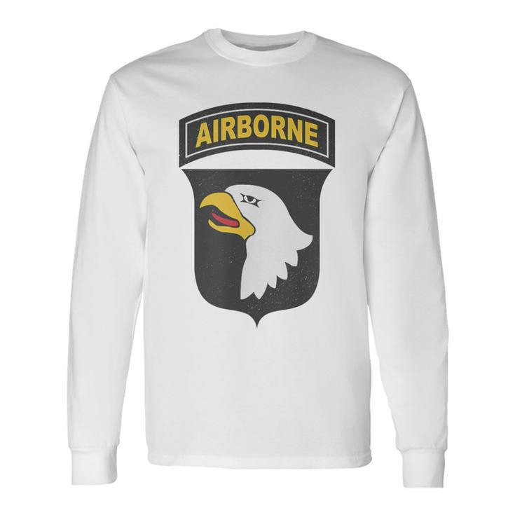 101St Airborne Division Vintage Army Veteran Long Sleeve T-Shirt