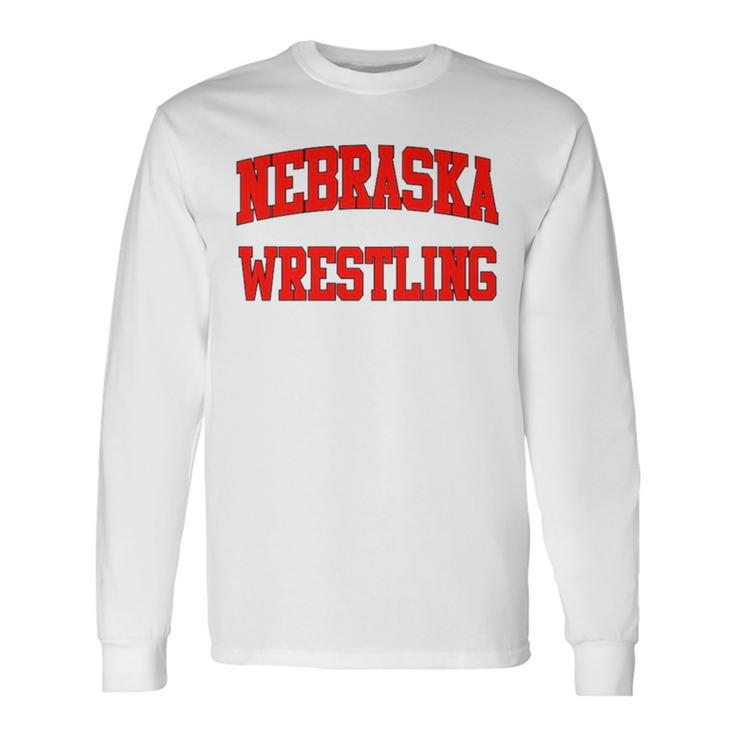 2023 Nebraska Wrestling Long Sleeve T-Shirt