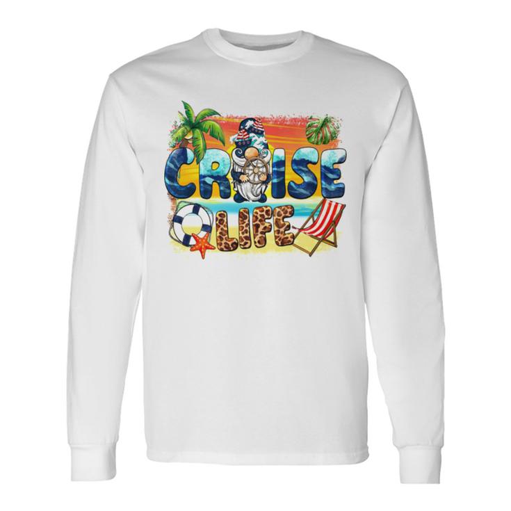 Western Cruise Life Sailor Gnome Long Sleeve T-Shirt T-Shirt