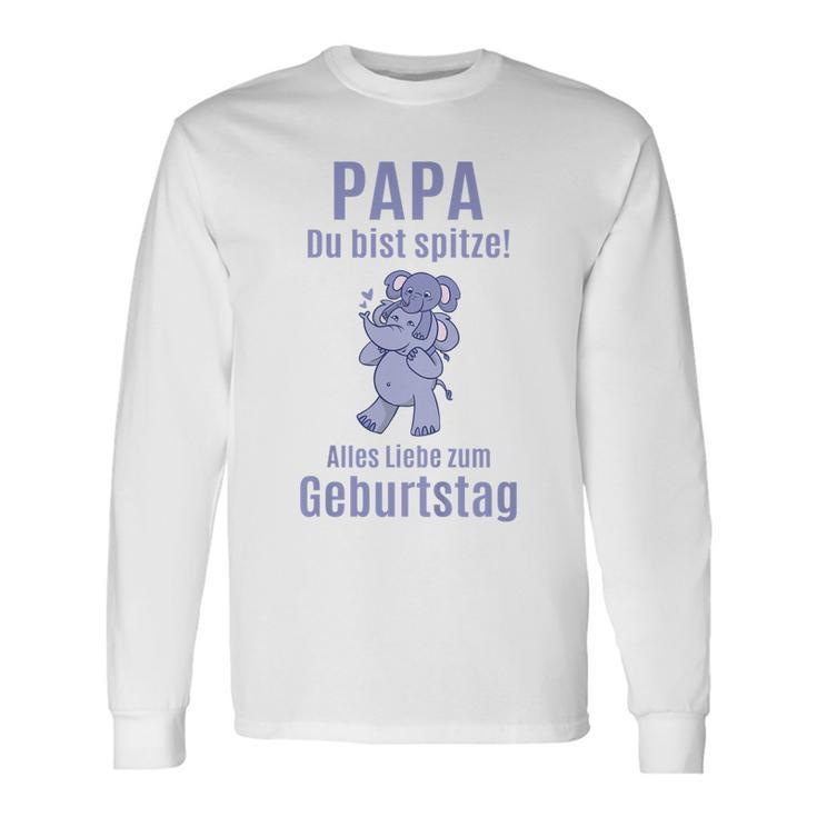 Alles Gute zum Geburtstag Papa Elefant Langarmshirts, Liebe & Spaß Design Geschenkideen