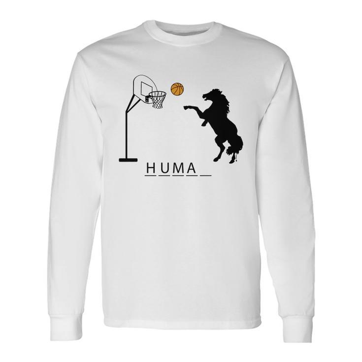 Basketball Horse Playing Human T-shirt - Thegiftio