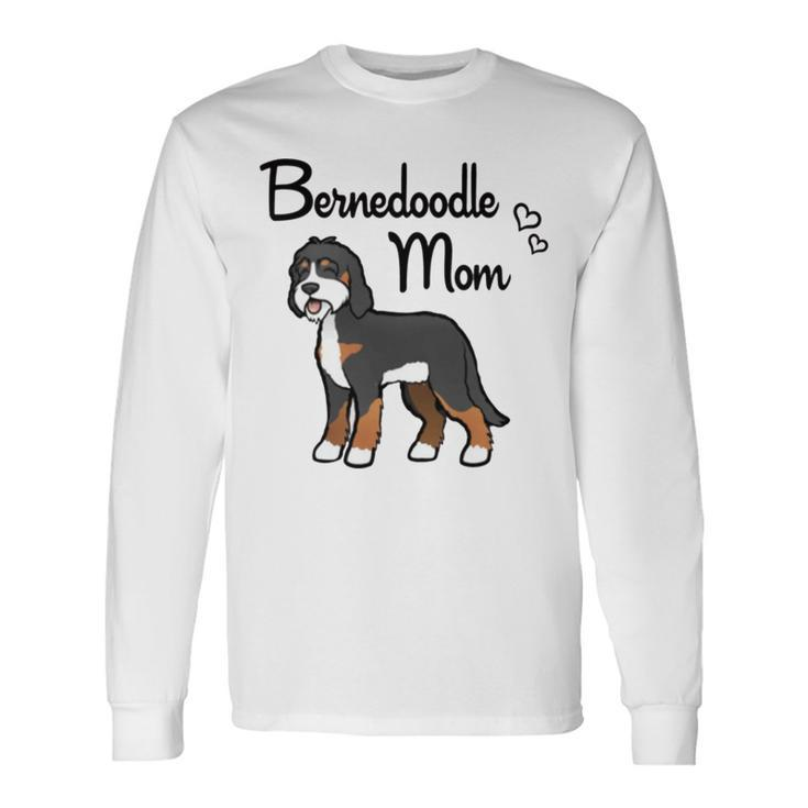 Bernedoodle Mom Dog Lovers Long Sleeve T-Shirt T-Shirt