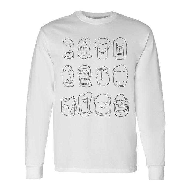 Boardgame Guess Who Long Sleeve T-Shirt