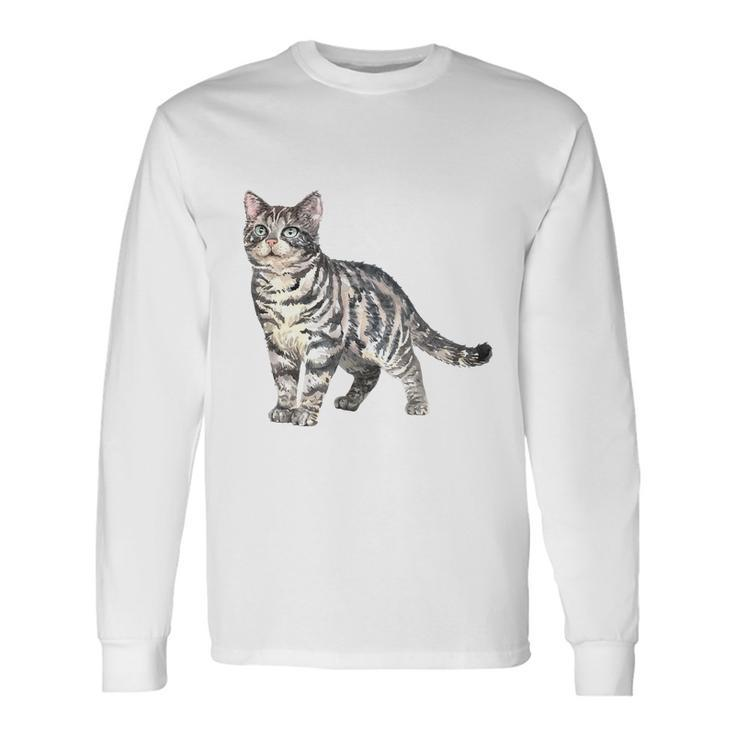 Cat American Shorthair Long Sleeve T-Shirt