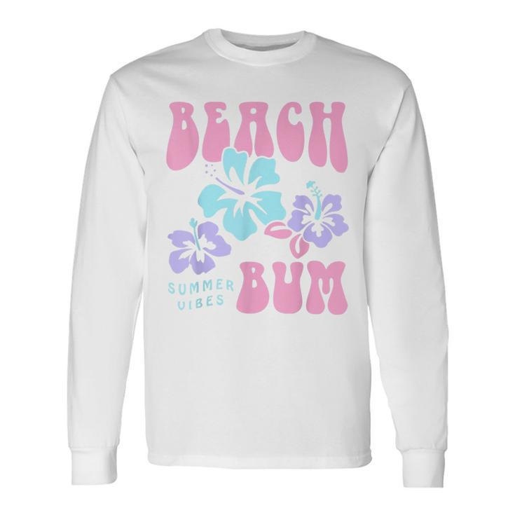 Coconut Girl Beach Bum Pastel Graphic Trendy Y2k 90S Retro Long Sleeve T-Shirt T-Shirt