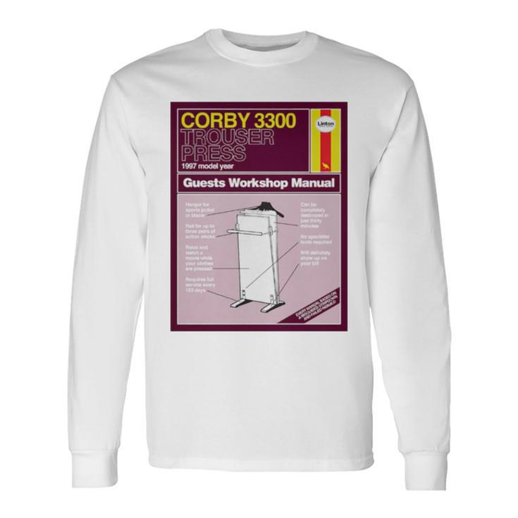 Corby 3300 Trouser Press Long Sleeve T-Shirt