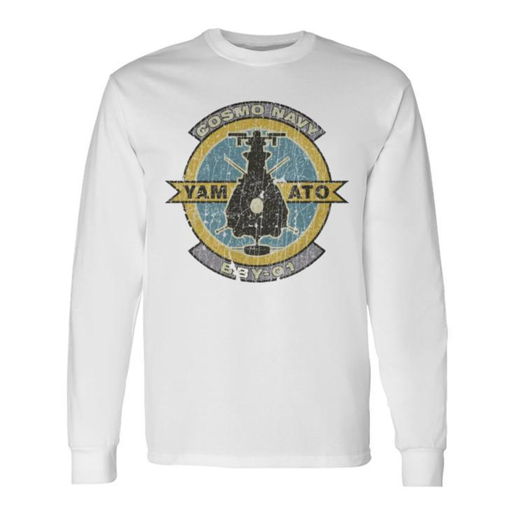 Cosmo Navy Yamato Bby 01 Patch Long Sleeve T-Shirt