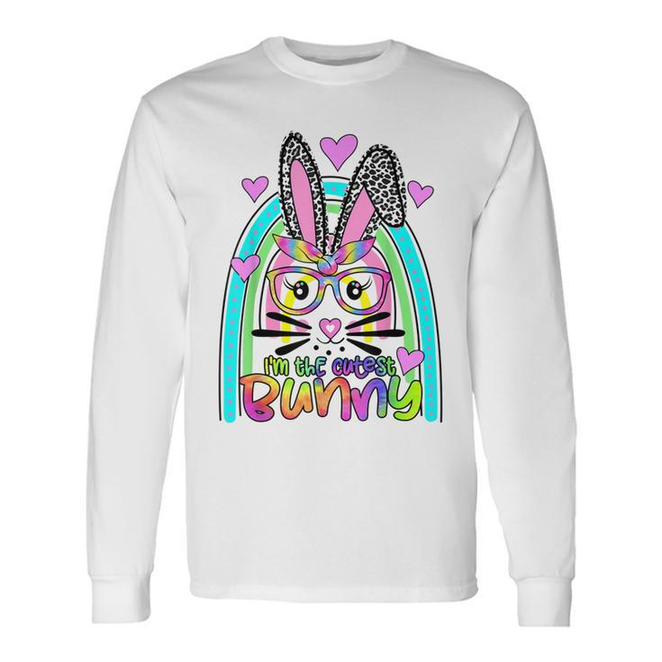 Im The Cutest Bunny Leopard Matching Easter Day Long Sleeve T-Shirt T-Shirt
