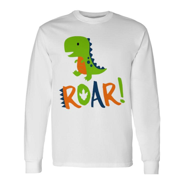Dino Dinosaur Rawr Roar Long Sleeve T-Shirt