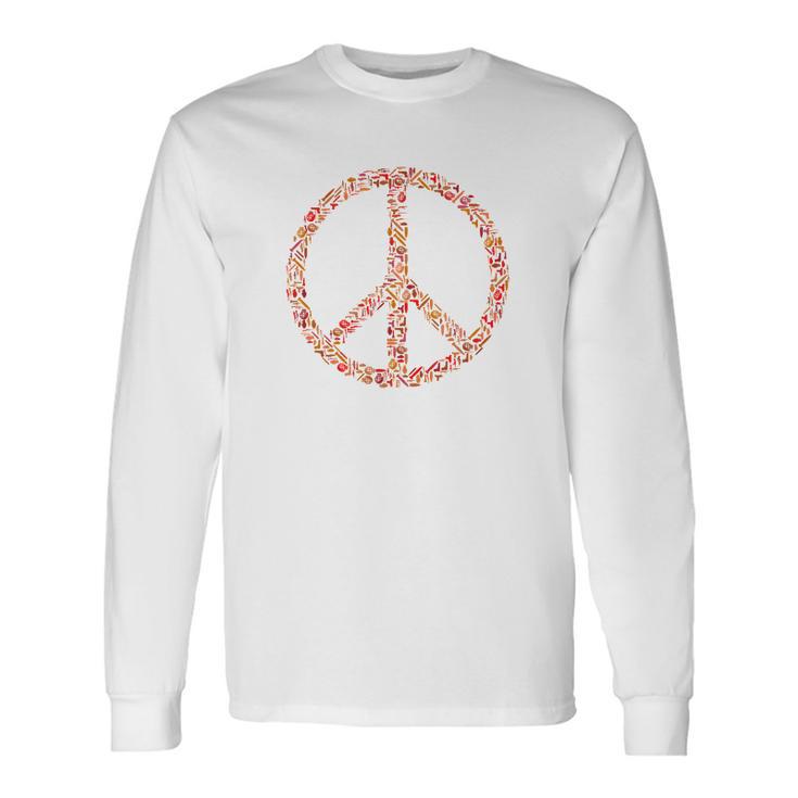 Edition Limitée Peace And Love Long Sleeve T-Shirt Geschenkideen