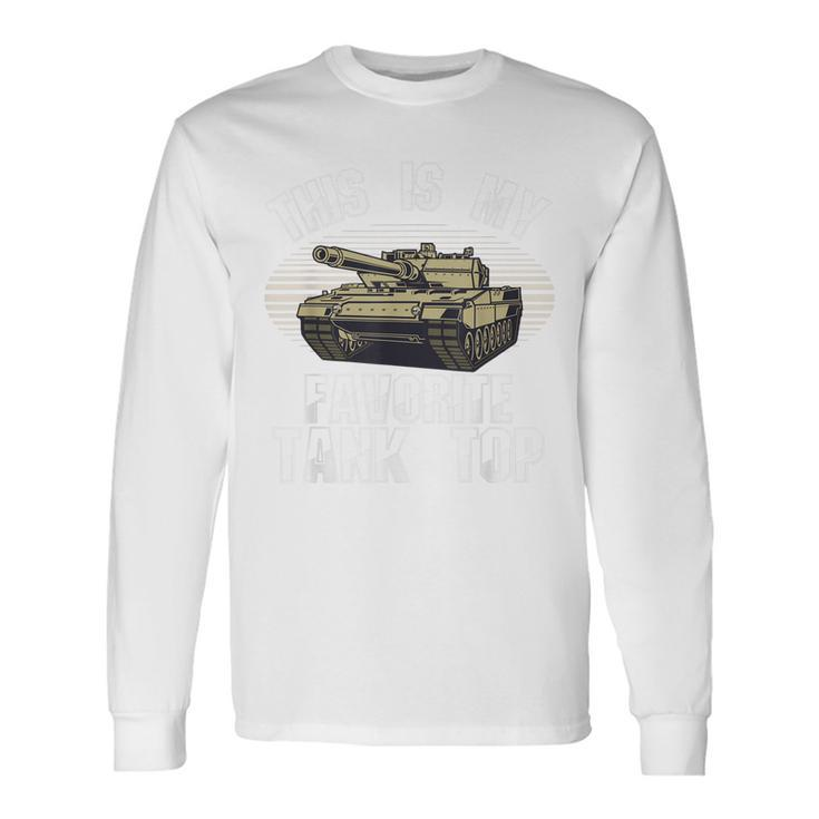 This Is My Favorite Military Soldiers Army Long Sleeve T-Shirt