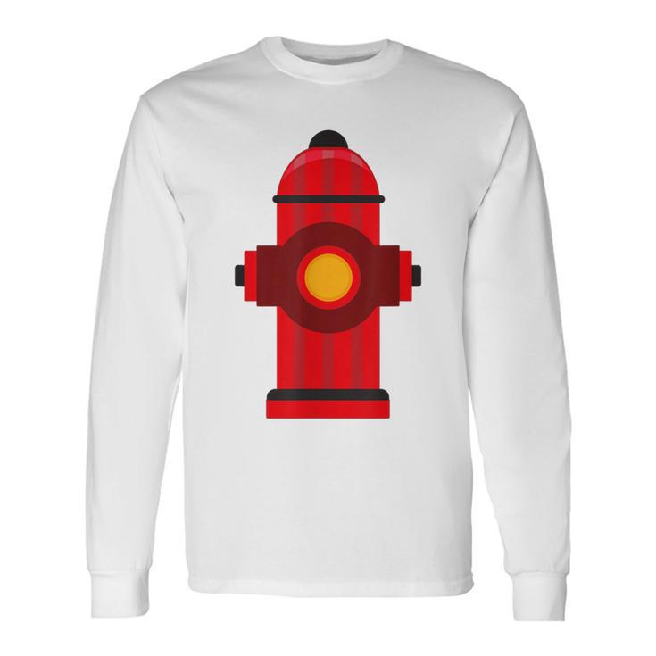 Fireman Fire Hydrant Fire Fighter Long Sleeve T-Shirt