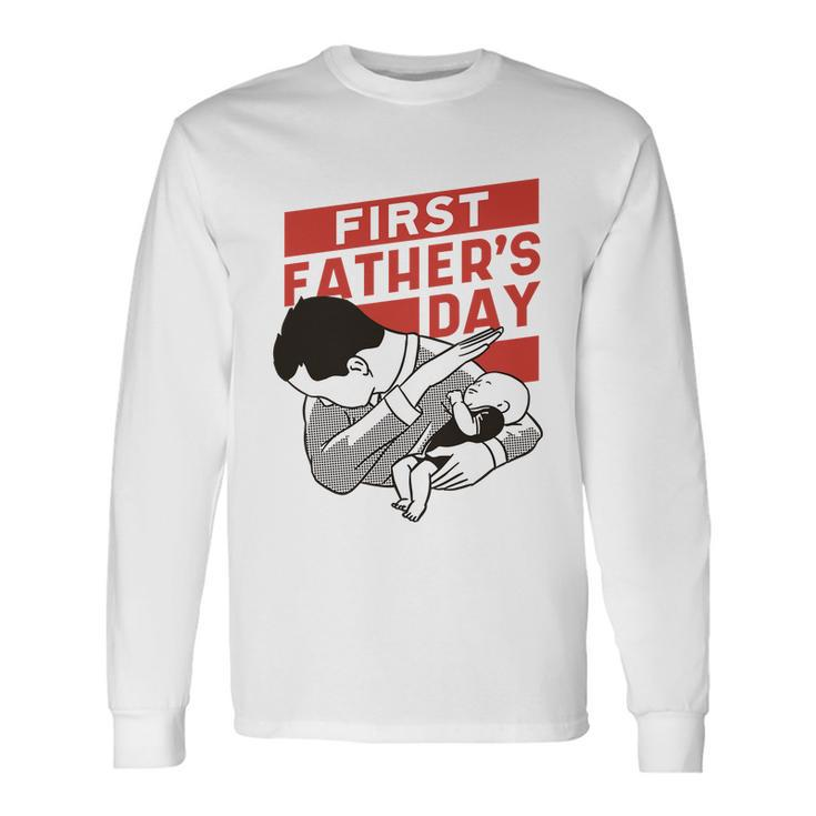 First Fathers Day Dab Long Sleeve T-Shirt