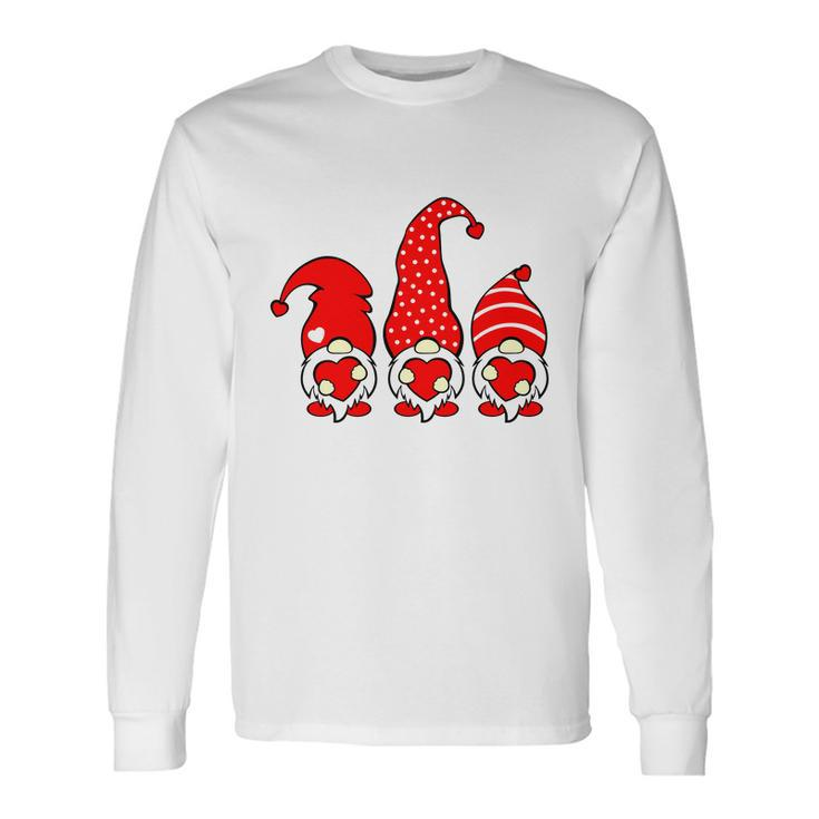 Gnomes Valentines Day Long Sleeve T-Shirt Gifts ideas