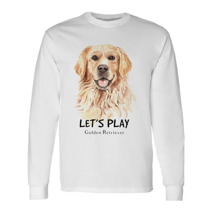 Golden Retriever Dog V2 Long Sleeve T-Shirt Gifts ideas