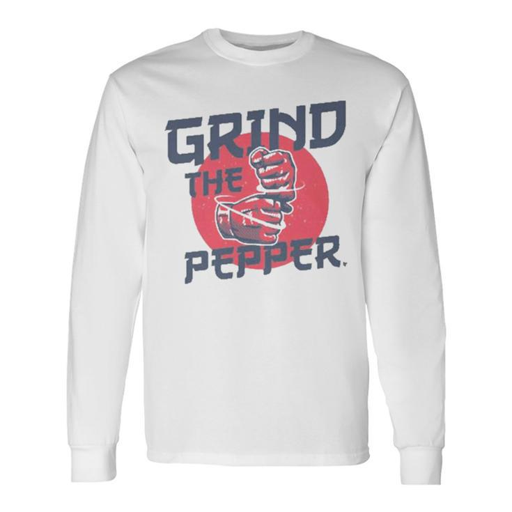 Grind The Pepper Japan Baseball Long Sleeve T-Shirt
