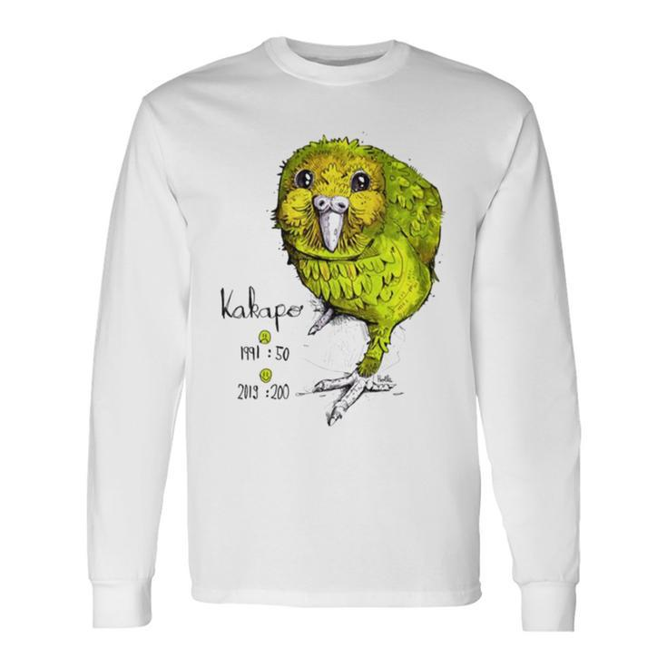 Kakapo By Derholle Long Sleeve T-Shirt
