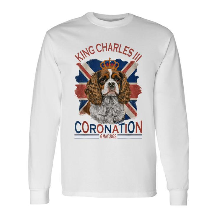 King Charles Iii British Royal Coronation May Spaniel Dog Long Sleeve T-Shirt T-Shirt