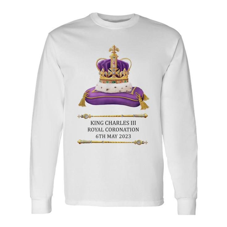King Charles Iii Coronation 2023 British Souvenir Long Sleeve T-Shirt T-Shirt