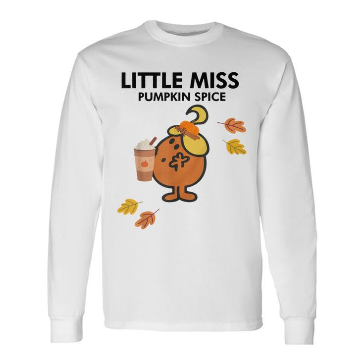 Little Miss Halloween Queen Pumpkin Pumpkin Spice V2 Men Women Long Sleeve T-Shirt T-shirt Graphic Print