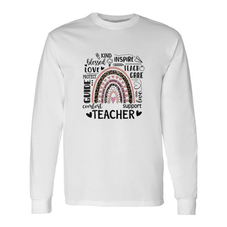 I Love Teacher Long Sleeve T-Shirt