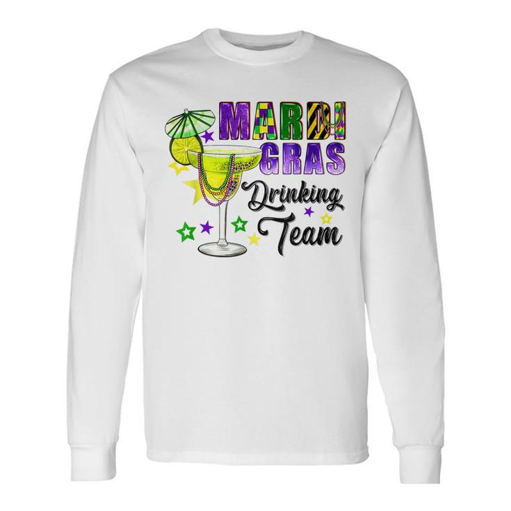Mardi Gras Drinking Team Drinking Lovers Party V3 Long Sleeve T-Shirt