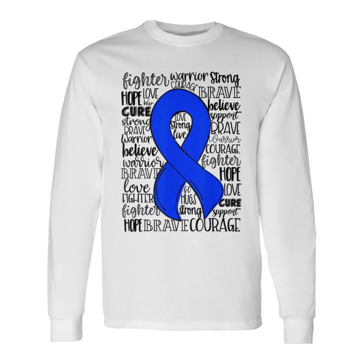MeCfs Chronic Fatigue Syndrome Blue Ribbon Hope Love Cure Long Sleeve T-Shirt T-Shirt
