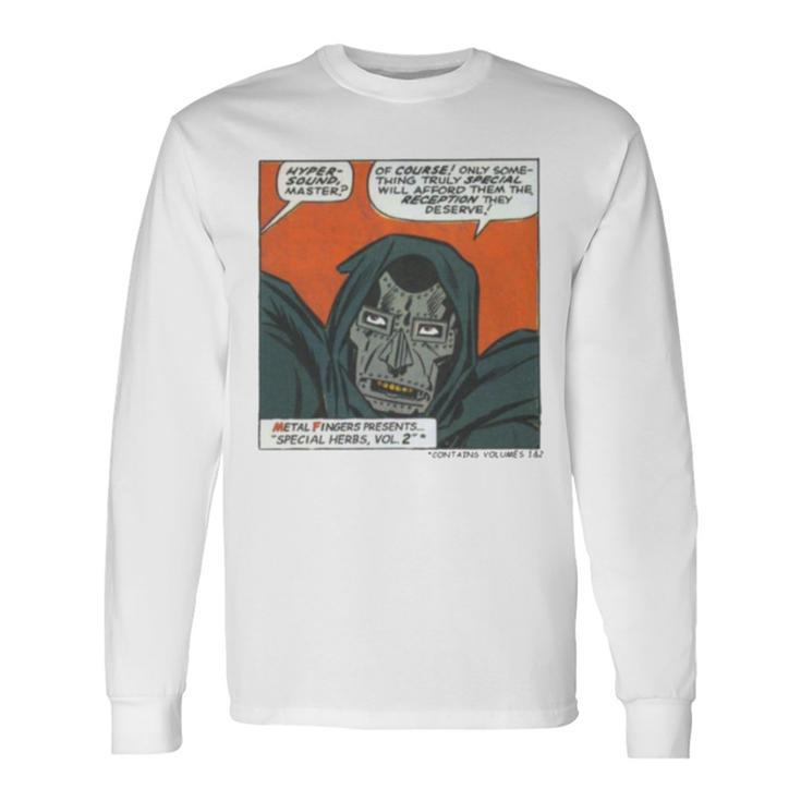 Mf Doom Metal Fingerz Quasimoto Long Sleeve T-Shirt