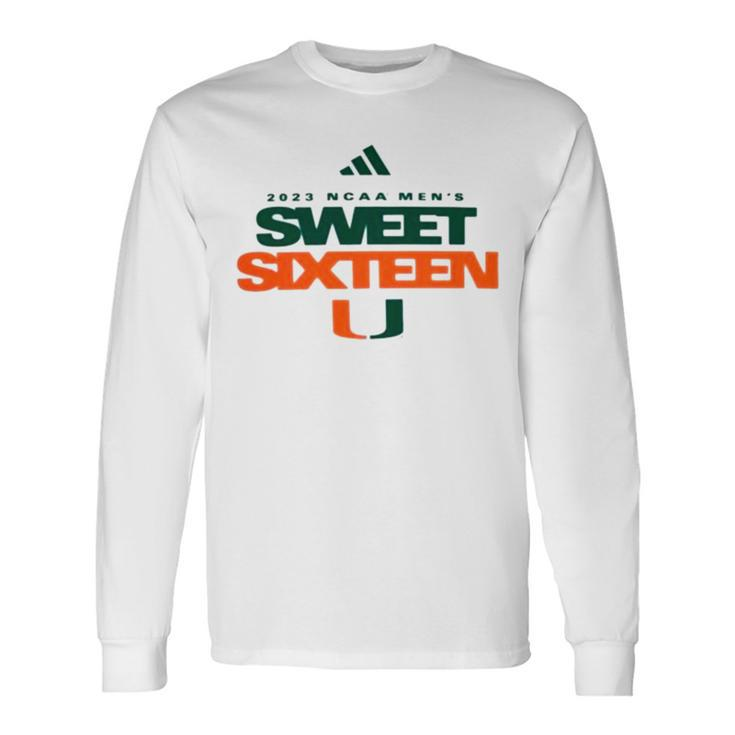 Miami Men’S Basketball 2023 Sweet 16 Long Sleeve T-Shirt T-Shirt