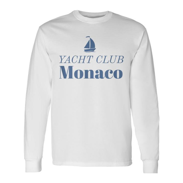 Monaco Yacht Club Long Sleeve T-Shirt
