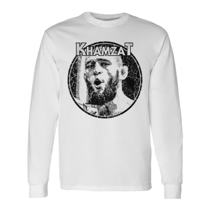 One Good Smesh Vintage Style Khamzat Chimaev Long Sleeve T-Shirt