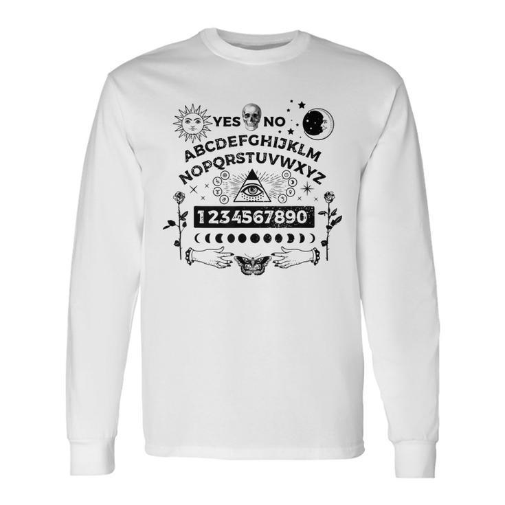 Ouija Spirit Board Witchcraft Occult Halloween Long Sleeve T-Shirt T-Shirt