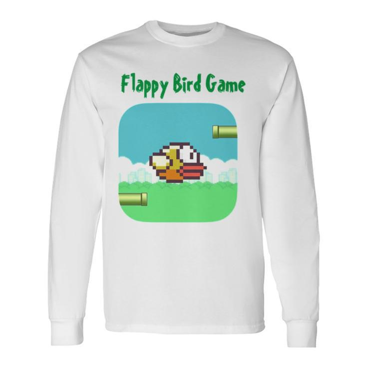 Pixel Art Flappy Bird Game Long Sleeve T-Shirt T-Shirt