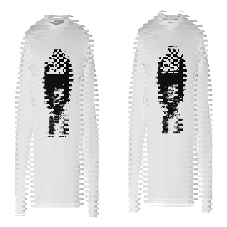 Sly Stone Portrait Tshirt Men Women Long Sleeve T-Shirt T-shirt Graphic Print Gifts ideas