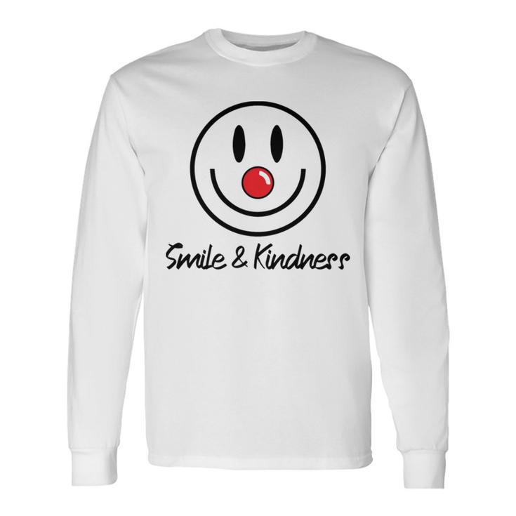 Smile And Kindness Red Nose Day Unisex Long Sleeve