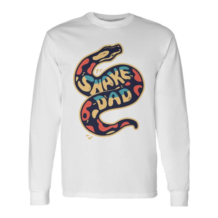 Snake Dad Cute Reptile Long Sleeve T-Shirt